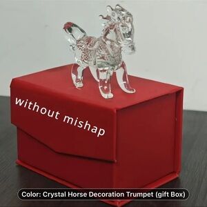 Crystal Horse Decoration